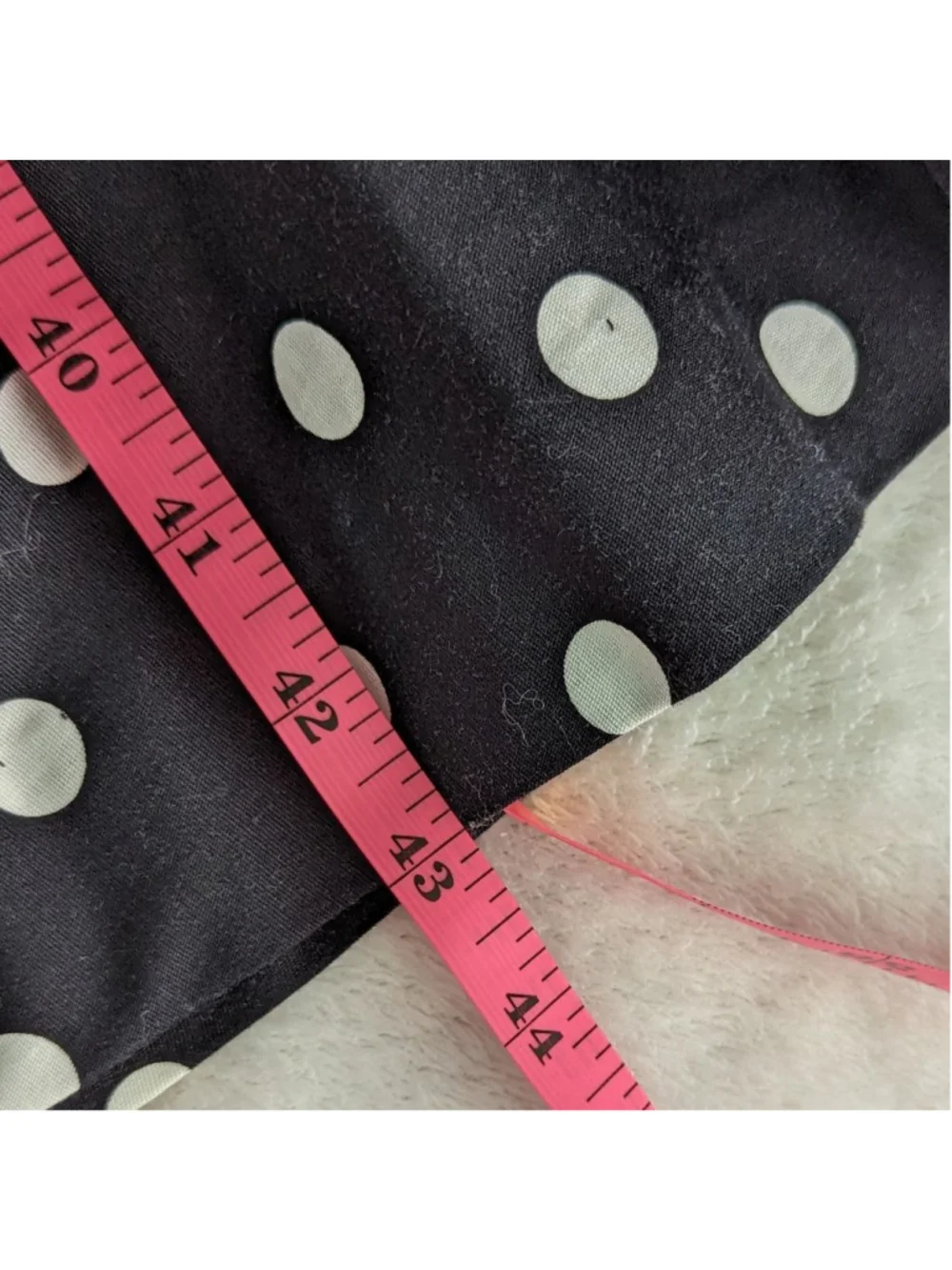 The Kollection Ltd. Vintage Black and White Polka Dot Dress Size 6